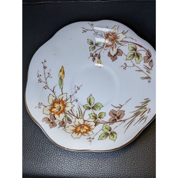Taylor and Kent longton England bone china saucer replacement plate if you have - Picture 1 of 4